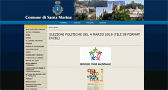 Desktop Screenshot of comunedisantamarina.org